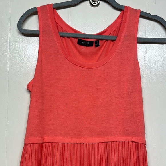 Apt. 9 Coral Sleeveless Pleated Maxi Sundress - Picture 3 of 10